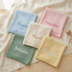 Manta Tricot Personalizada com Nome Bordado