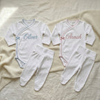 Conjunto Body e Calças Personalizado com Nome Bordado
